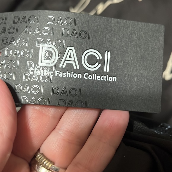 DACI Black print two piece swimsuit - Picture 9 of 10